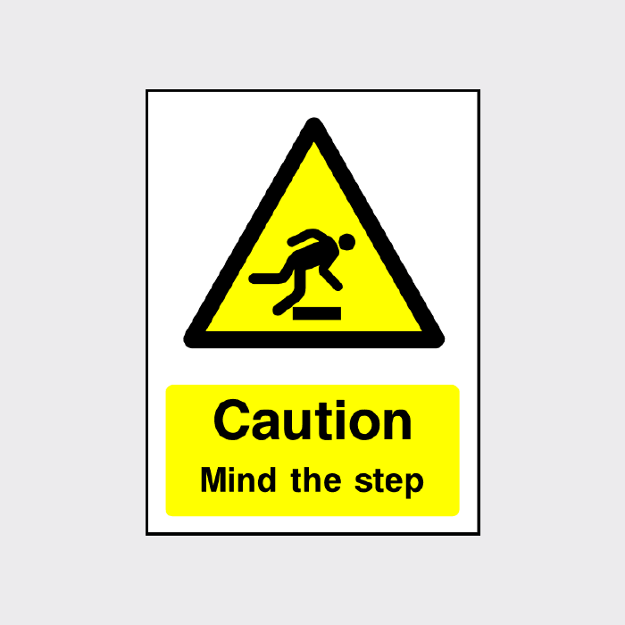 Caution - Mind the step sign