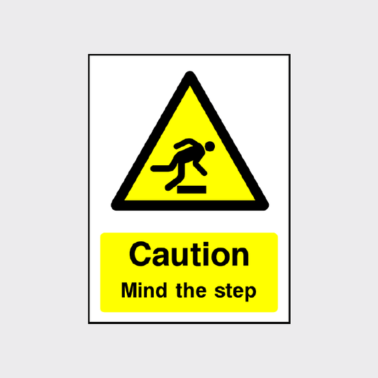 Caution - Mind the step sign