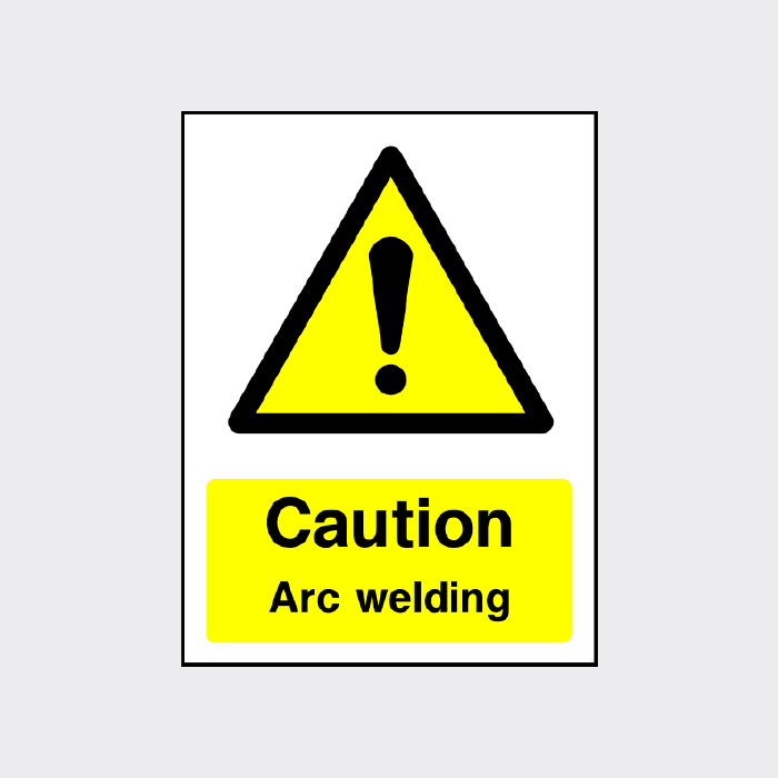 Caution - Arc welding