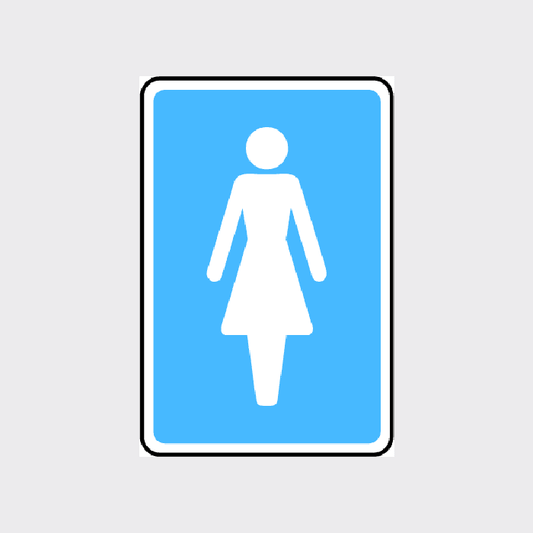 Female toilet sign