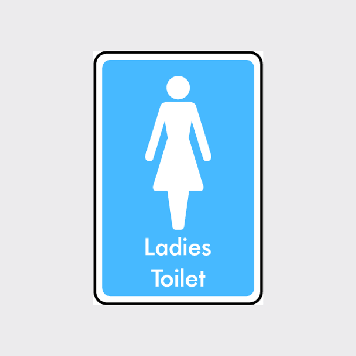 Ladies Toilet Sign