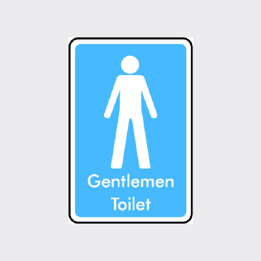 Gentlemen Toilet Sign