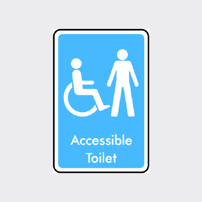 Accessible Toilet Sign