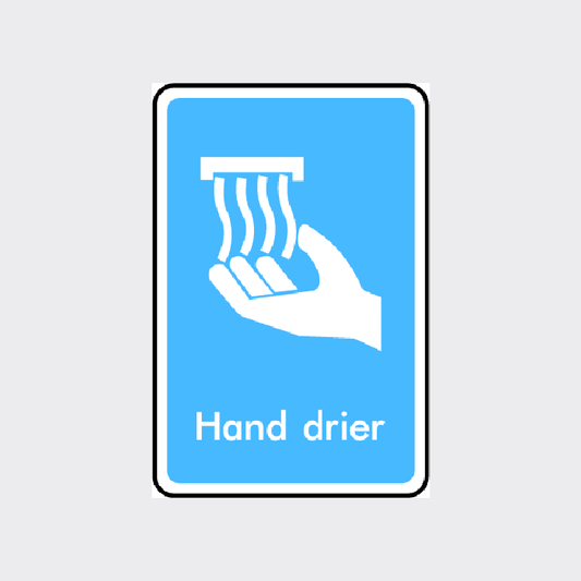 Hand Drier Sign