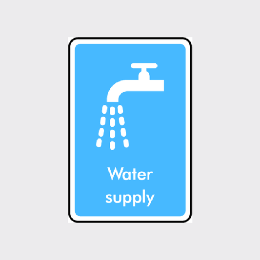 Water Supply Sign