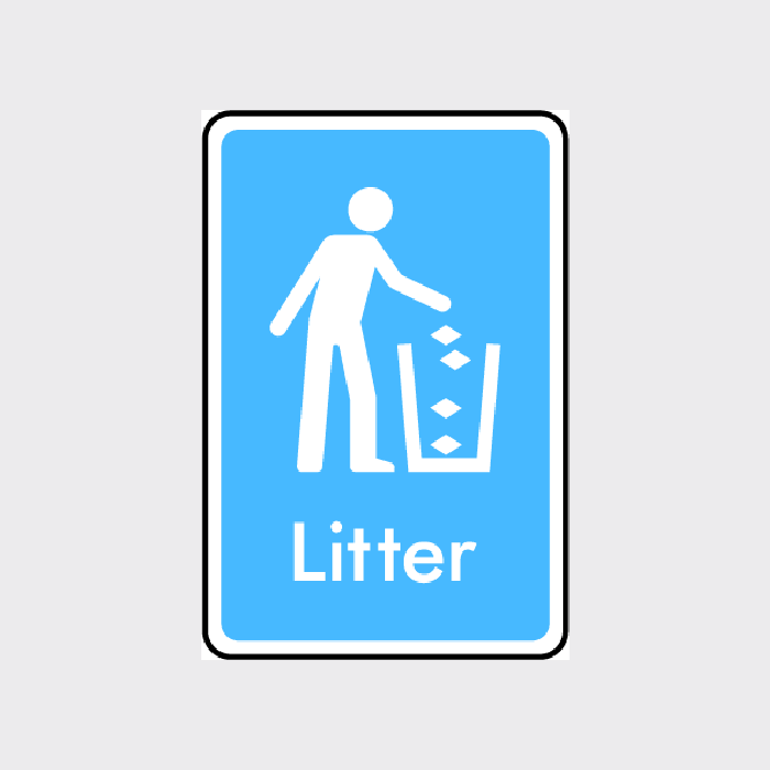 Litter Sign
