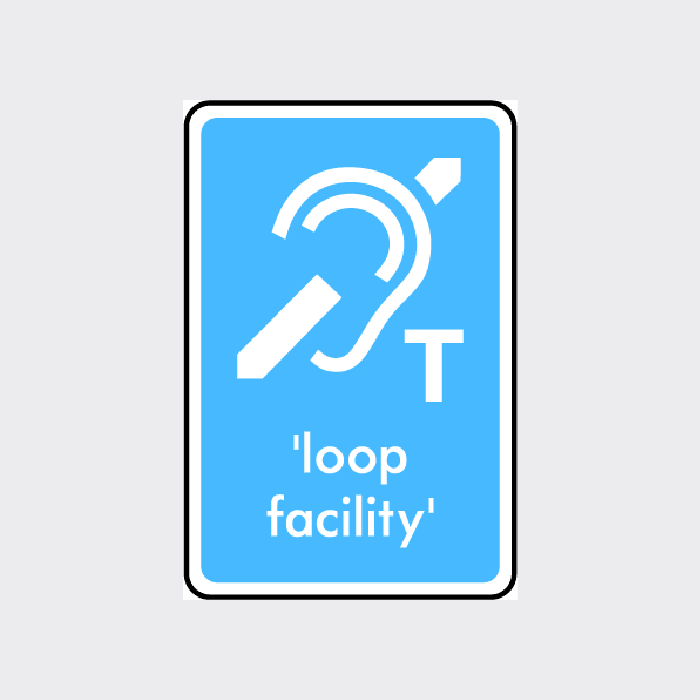 Hearing Loop facility Sign