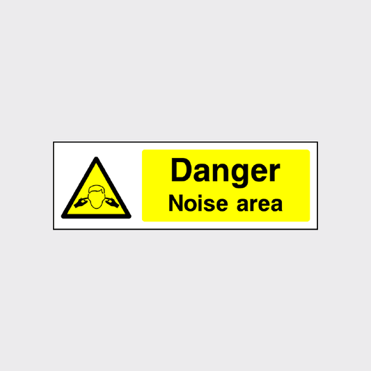 Danger Noise Area Sign Landscape