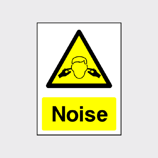 Caution Loud Noise Sign