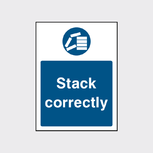 Stack Correctly sign