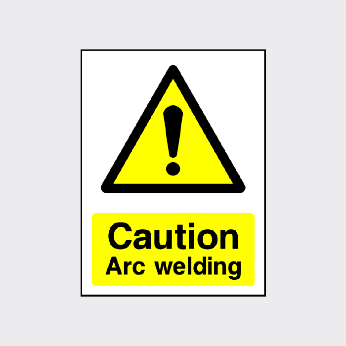 Caution Arc Welding Sign