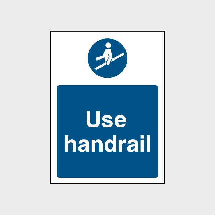 Use handrail signs - MACH0045