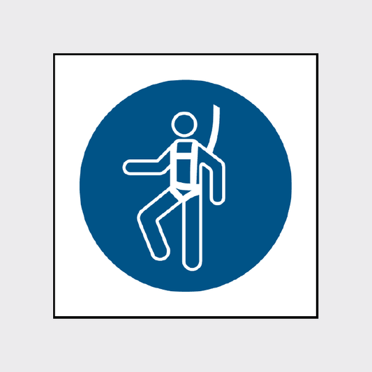 Wear Safety Harness signs - MACH0052