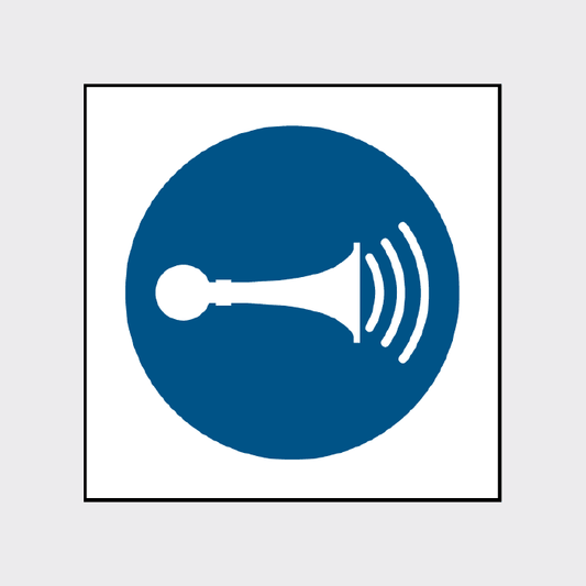 Sound horn signs - MACH0054