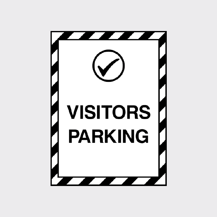 Visitors Parking Sign – The Safety Sign Shop