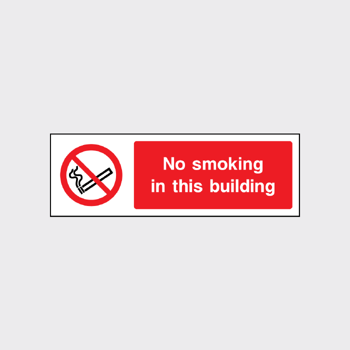 No smoking in this building