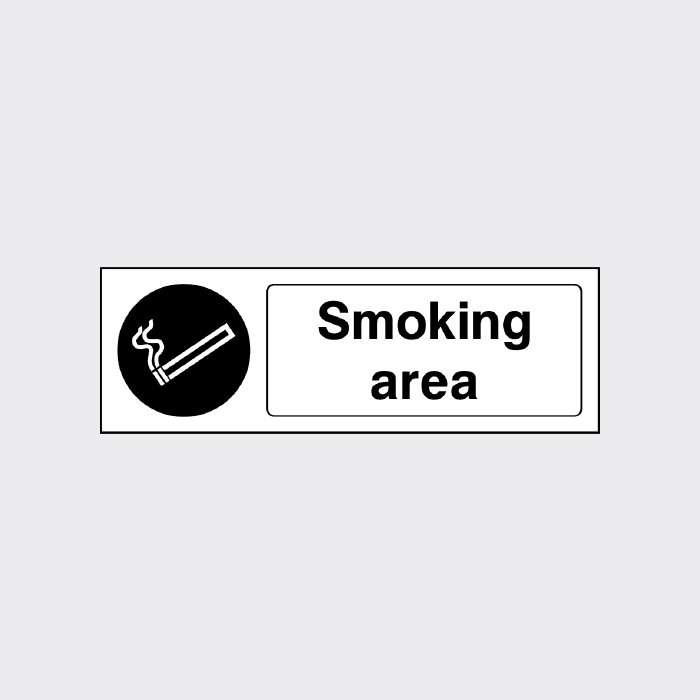 Smoking Area Sign