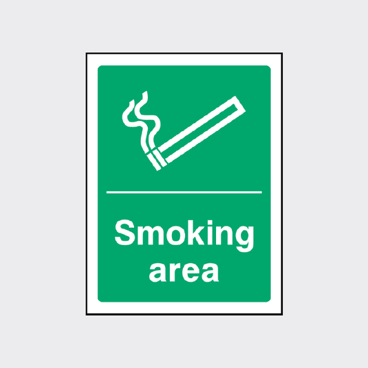 Smoking Area Sign